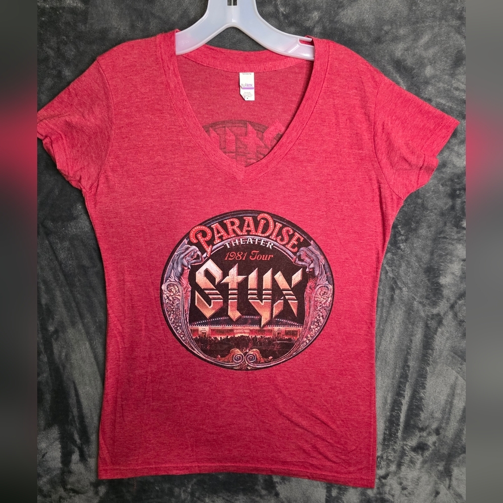Tultex Red Fitted Short Sleeve Tee